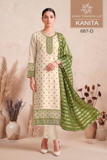 Vinay kuleesh kanita wholesale dress material description